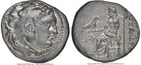 MACEDONIAN KINGDOM. Alexander III the Great (336-323 BC). AR drachm (18mm, 11h). NGC XF. Posthumous issue of Mylasa, ca. 310-300 BC. Head of Heracles ...