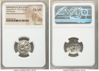MACEDONIAN KINGDOM. Alexander III the Great (336-323 BC). AR drachm (18mm, 12h). NGC Choice VF. Early posthumous issue of 'Colophon', ca. 323-319 BC. ...
