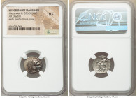 MACEDONIAN KINGDOM. Alexander III the Great (336-323 BC). AR drachm (16mm, 12h). NGC VF. Posthumous issue of Chios(?). Head of Heracles right, wearing...