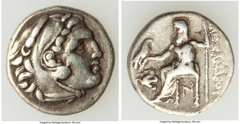 MACEDONIAN KINGDOM. Alexander III the Great (336-323 BC). AR drachm (17mm, 4.15 ...