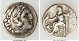 MACEDONIAN KINGDOM. Alexander III the Great (336-323 BC). AR drachm (17mm, 4.15 gm, 9h). VF. Posthumous issue of Lampsacus, ca. 310-301 BC. Head of He...