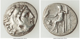 MACEDONIAN KINGDOM. Alexander III the Great (336-323 BC). AR drachm (18mm, 4.14 gm, 6h). VF. Posthumous issue of Lampsacus, ca. 310-301 BC. Head of He...