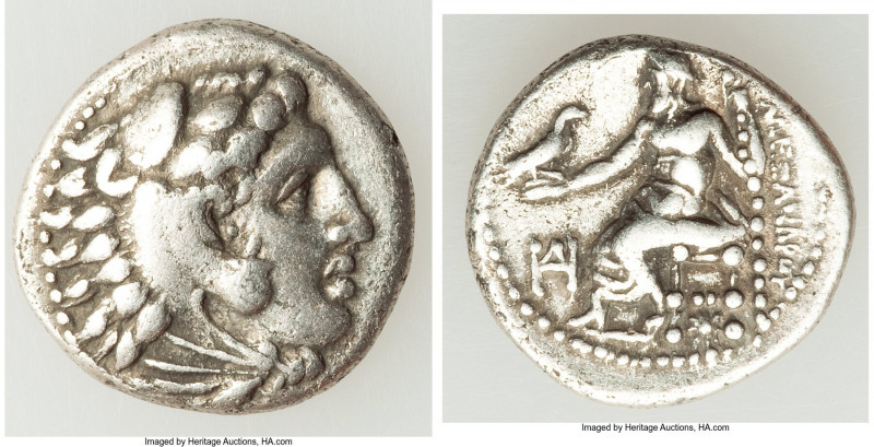 MACEDONIAN KINGDOM. Alexander III the Great (336-323 BC). AR drachm (17mm, 4.10 ...