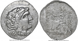 THRACE. Mesambria. Ca. 125-65 BC. AR tetradrachm (32mm, 11h). NGC Choice VF, dis shift. Late posthumous issue in the name and types of Alexander III t...