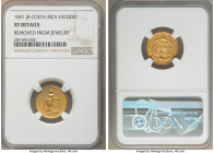 Republic gold Escudo 1851-JB XF Details (Removed From Jewelry) NGC, San Jose mint, KM98.

HID09801242017

© 2022 Heritage Auctions | All Rights Re...