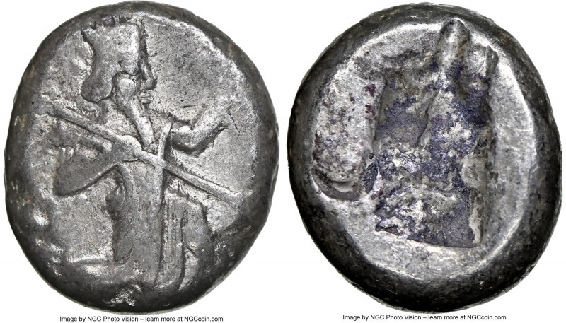 ACHAEMENID PERSIA. Darius I-Xerxes II (ca. 5th century BC). AR siglos (15mm). NG...