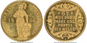 Hamburg. Free City gold Ducat 1864-Dated (1964) MS64 Prooflike NGC, cf. KM579.

HID09801242017

© 2022 Heritage Auctions | All Rights Reserved