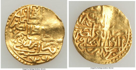 Ottoman Empire. Suleyman I (AH 926-974 / AD 1520-1566) gold Sultani AH 926 (AD 1520/1521) VF, Amid mint (in Turkey), A-1317. 19.4mm. 3.46gm.

HID098...