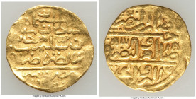 Ottoman Empire. Suleyman I (AH926-974 / AD 1520-1566) gold Sultani AH 926 (AD 1520/1521) VF, Misr mint (in Egypt), A-1317. 19.2mm. 3.39gm. 

HID0980...