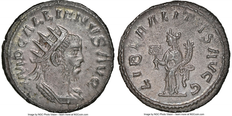 Gallienus, Joint Reign (AD 253-268). BI antoninianus (21mm, 6h). NGC Choice XF. ...