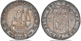 Dutch Colony. Batavian Republic Gulden 1802 AU53 NGC, Enkhuizen mint, KM83. Attractive old cabinet toning. 

HID09801242017

© 2022 Heritage Aucti...