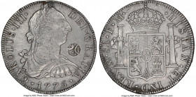 Java. United East India Company Counterstamped Ducaton (Taler, Daalder) ND (1753-1791) AU Details NGC, KM184.1. Countermark (AU Strong). Issue with Ja...