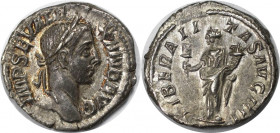 Römische Münzen, MÜNZEN DER RÖMISCHEN KAISERZEIT. Alexander Severus. (César 221-222 - Auguste 222-235) Denar 221-222 n. Chr. Silber. 3,5 g. Ric.205, C...
