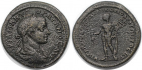 Römische Münzen, MÜNZEN DER RÖMISCHEN KAISERZEIT. Moesia Inferior, Nikopolis & Istrum. Gordian III. Ae 27, 238-244 n. Chr. (14.17 g. 27.5 mm) Vs.: AVT...