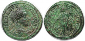 Römische Münzen, MÜNZEN DER RÖMISCHEN KAISERZEIT. Moesia Inferior, Nikopolis & Istrum. Gordian III. Ae 28, 238-244 n. Chr. (12.23 g. 27.5 mm) Vs.: AVT...