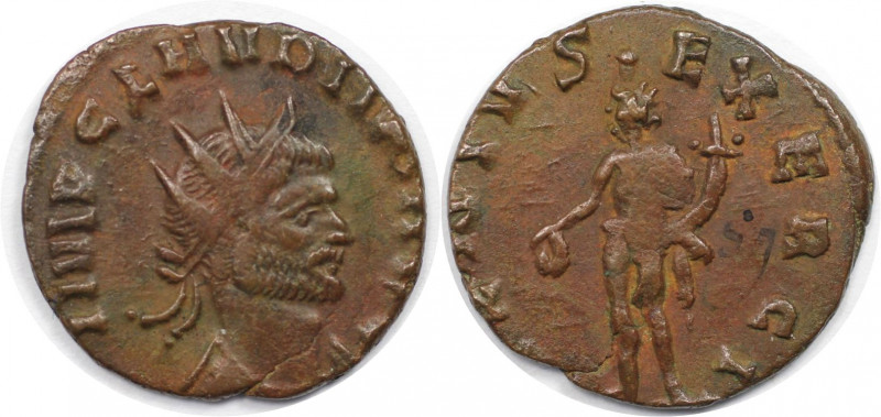 Römische Münzen, MÜNZEN DER RÖMISCHEN KAISERZEIT. Claudius II. Gothicus. AE Anto...