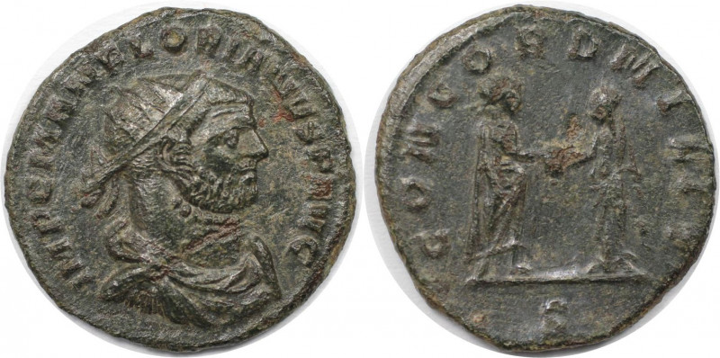 Römische Münzen, MÜNZEN DER RÖMISCHEN KAISERZEIT. Florianus. Antoninianus 276 n....