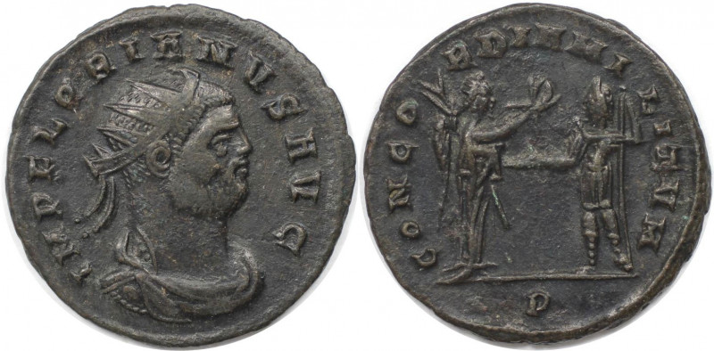 Römische Münzen, MÜNZEN DER RÖMISCHEN KAISERZEIT. Florianus. Antoninianus 276 n....