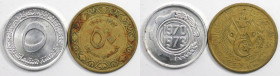 Weltmünzen und Medaillen, Algerien / Algeria, Lots und Sammlungen. 5 Centimes 1973, 50 Centimes 1964. Lot von 2 Münzen. Bild ansehen Lot