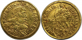 Altdeutsche Münzen und Medaillen, BAYERN / BAVARIA. Ferdinand Maria (1651-1679). Goldgulden 1677 CZ, München. 3,18 g. Fb. 210, Hahn 166. Sehr schön, H...