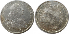 Altdeutsche Münzen und Medaillen, BAYERN / BAVARIA. Maximilian III. Joseph (1745-1777). Madonnentaler 1765. Silber. Dav. 1953. Vorzüglich