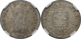 Altdeutsche Münzen und Medaillen, BRAUNSCHWEIG-LÜNEBURG-CALENBERG-HANNOVER. Georg III. (1760-1820). 1/6 Taler 1804 GFM. Silber. KM 419. NGC MS-62