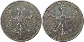 Altdeutsche Münzen und Medaillen, FRANKFURT - STADT. Doppelgulden 1848. Silber. AKS 38. Vorzüglich, kl. Kratzer