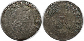 Altdeutsche Münzen und Medaillen, MINDEN - BISTUM. Anton von Schauenburg (1587-1599). 1/24 Taler (Groschen) 1595. Schön. Selten