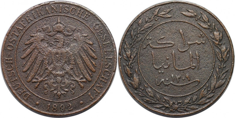 Deutsche Münzen und Medaillen ab 1871, DEUTSCHE KOLONIEN. Deutsch-Ostafrika. 1 P...