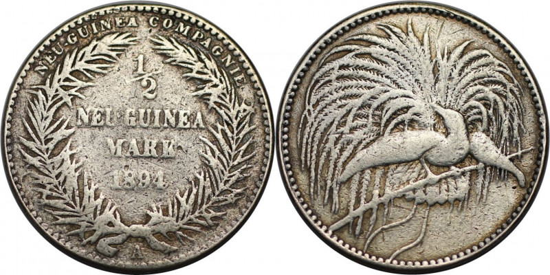 Deutsche Münzen und Medaillen ab 1871, DEUTSCHE KOLONIEN. Neu-Guinea Compagnie.1...