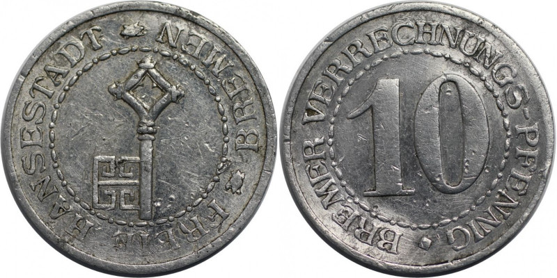 Deutsche Münzen und Medaillen ab 1871, DEUTSCHE NEBENGEBIETE. Freie Hansestadt B...