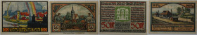 Banknoten, Deutschland / Germany, Lots und Sammlungen. Notgeld Roda. 2 x 50 Pfennig 1921. Mehl 1127,1, 1128,1. Lot von 2 Banknoten. I-II