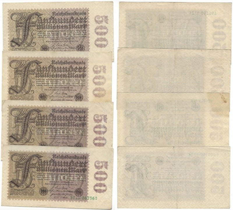 Banknoten, Deutschland / Germany, Lots und Sammlungen. Geldscheine der Inflation...