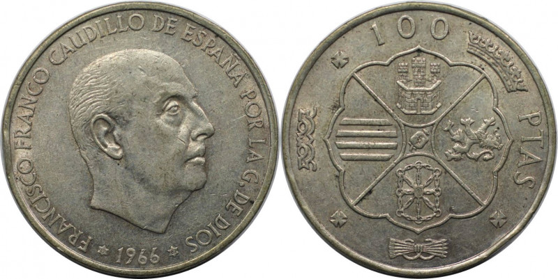 Europäische Münzen und Medaillen, Spanien / Spain. Francisco Franco (1939-1975)....