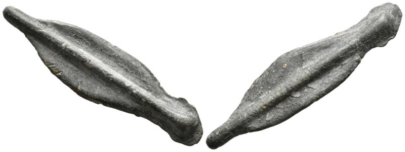 MOESIA, Istros. Moneda tipo flecha. (Ae. 5,25g/44mm). Siglo VI-Siglo V a.C. (SNG...