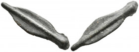 MOESIA, Istros. Moneda tipo flecha. (Ae. 5,25g/44mm). Siglo VI-Siglo V a.C. (SNG BM Black Sea 218). MBC+.