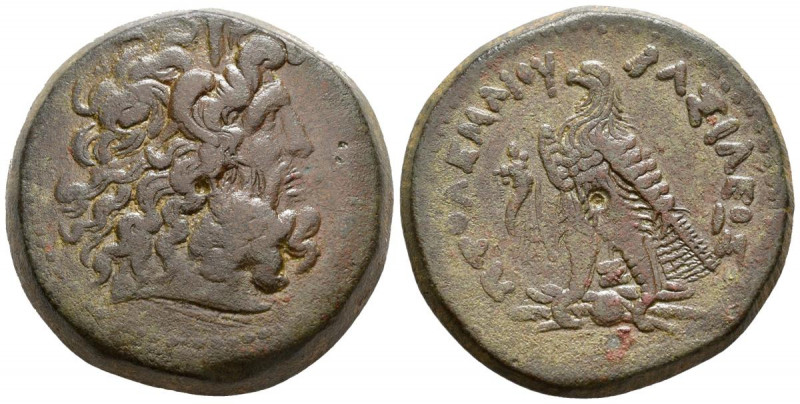 REINO PTOLEMAICO, Ptolomeo IV Philopator. Dracma. (Ae. 35,37g/40mm). 222-205 a.C...