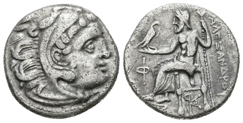 REYES DE MACEDONIA, Alejandro III el Grande. Dracma. (Ar. 4,16g/17mm). 336-323 a...