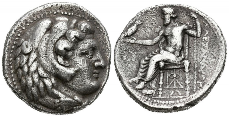 REYES DE MACEDONIA, Alejandro III el Grande. Tetradracma. (Ar. 16,69g/26mm). 325...