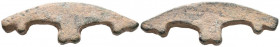PREMONEDA. Lingote adornado. (Ae. 17,95g/48mm). Siglo V-Siglo I a.C. MBC.