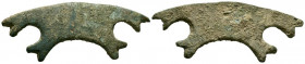 PREMONEDA. Lingote adornado. (Ae. 37,84g/77mm). Siglo V-Siglo I a.C. MBC+.