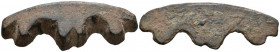 PREMONEDA. Lingote adornado. (Ae. 40,11g/59mm). Siglo V-Siglo I a.C. MBC.