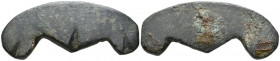 PREMONEDA. Lingote adornado. (Ae. 46,86g/59mm). Siglo V-Siglo I a.C. MBC.