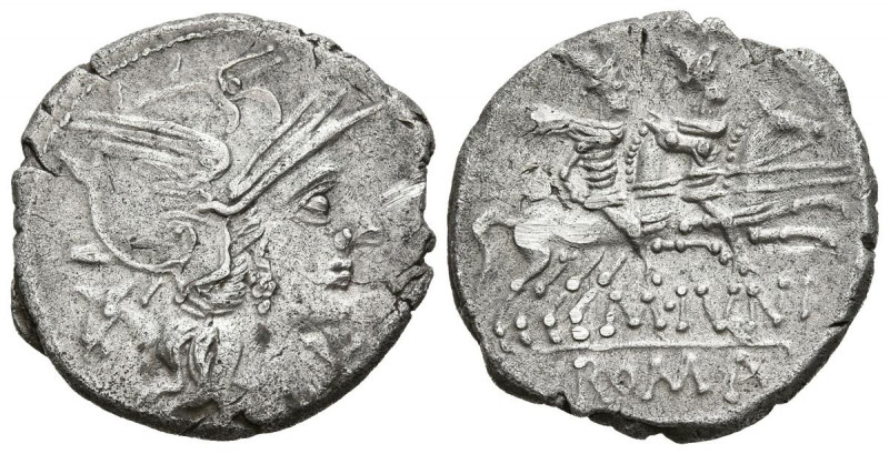 GENS JUNIA. Denario. (Ar. 3,39g/20mm). 145 a.C. Roma. (Crawford 220/1; FFC 778)....