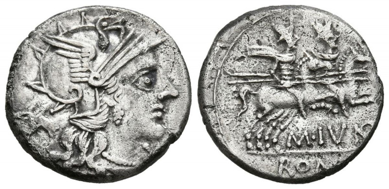 GENS JUNIA. Denario. (Ar. 3,73g/18mm). 145 a.C. Roma. (Crawford 220/1; FFC 778)....