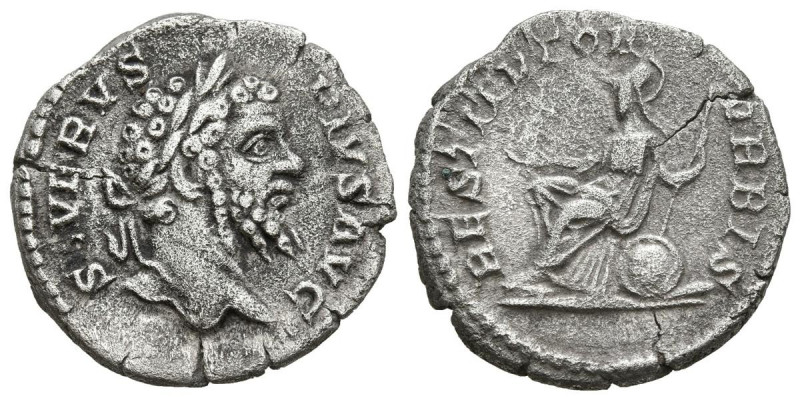 SEPTIMIO SEVERO. Denario. (Ar. 2,91g/19mm). 202-210 d.C. Roma. (RIC 288). Anv: C...