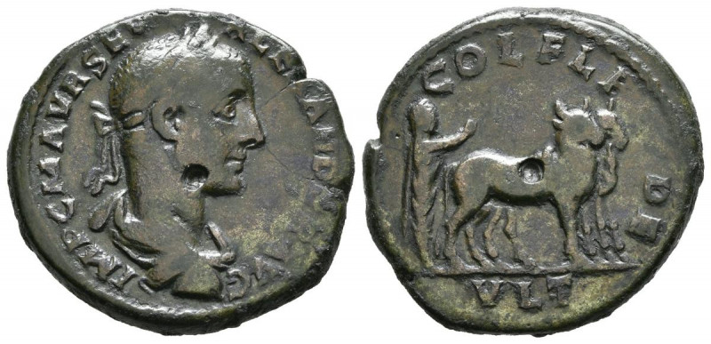 ALEJANDRO SEVERO. Ae 23 (Ae. 7,66g/23mm). 222-235 d.C. Deultum, Tracia. (Varbano...