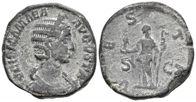 JULIA MAMAEA. Sestercio. (Ae. 19,96g/30mm). 222-235 d.C. Roma. (RIC 708). Anv: B...