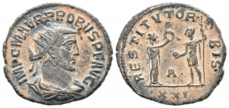 PROBO. Antoniniano. (Ae. 2,68g/21mm). 276 d.C. Antioquía. (RIC 921). Anv: Busto ...