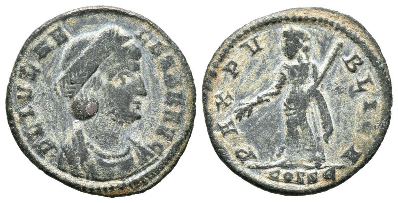 HELENA. Centenional. (Ae. 1,19g/17mm). 330 d.C. Constantinopla. (RIC 33). Anv: B...